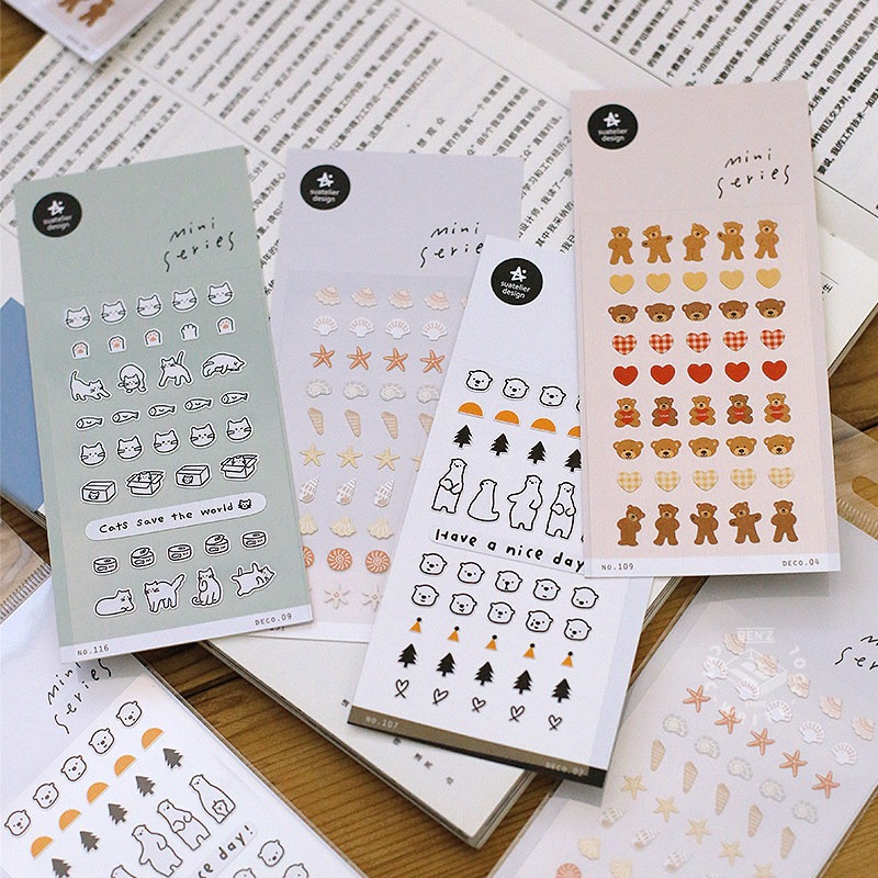 Suatelier Mini Stickers Korean - Dinosaur And Craft reseña y precio