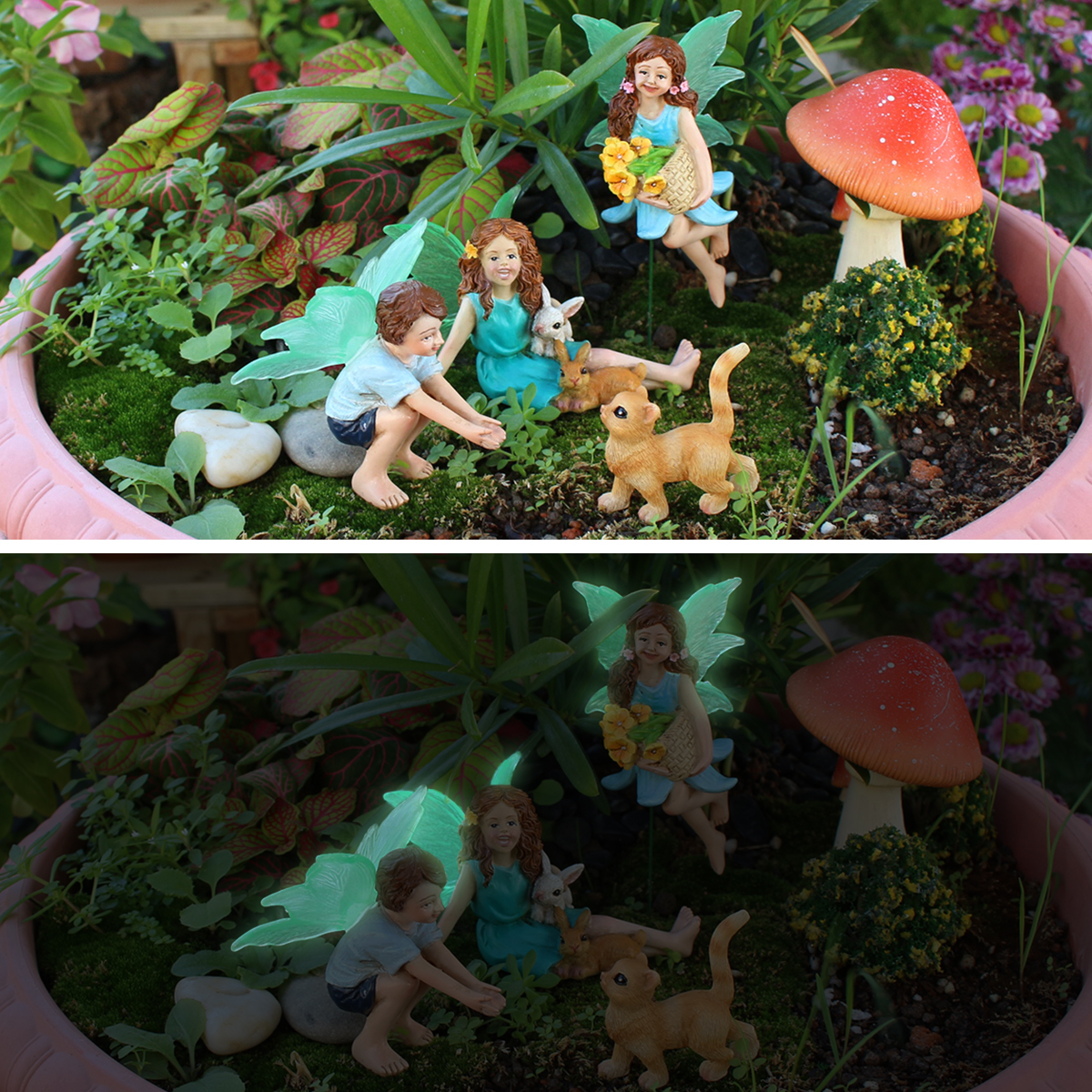 4pc Flower Fairy and Animal Pa - Art Craft Party reseña y precio