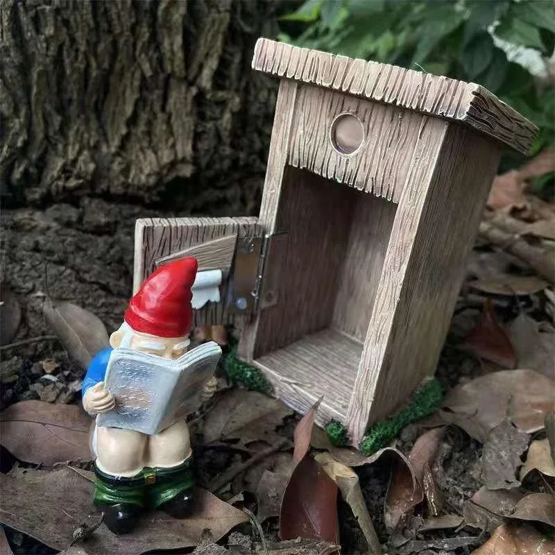 Reading Book Gnome Statue Scul - Art Craft Door reseña y precio