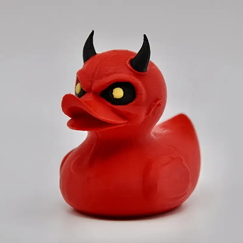 3D Printed Devil Duck Statue D - Art Craft Duck reseña y precio