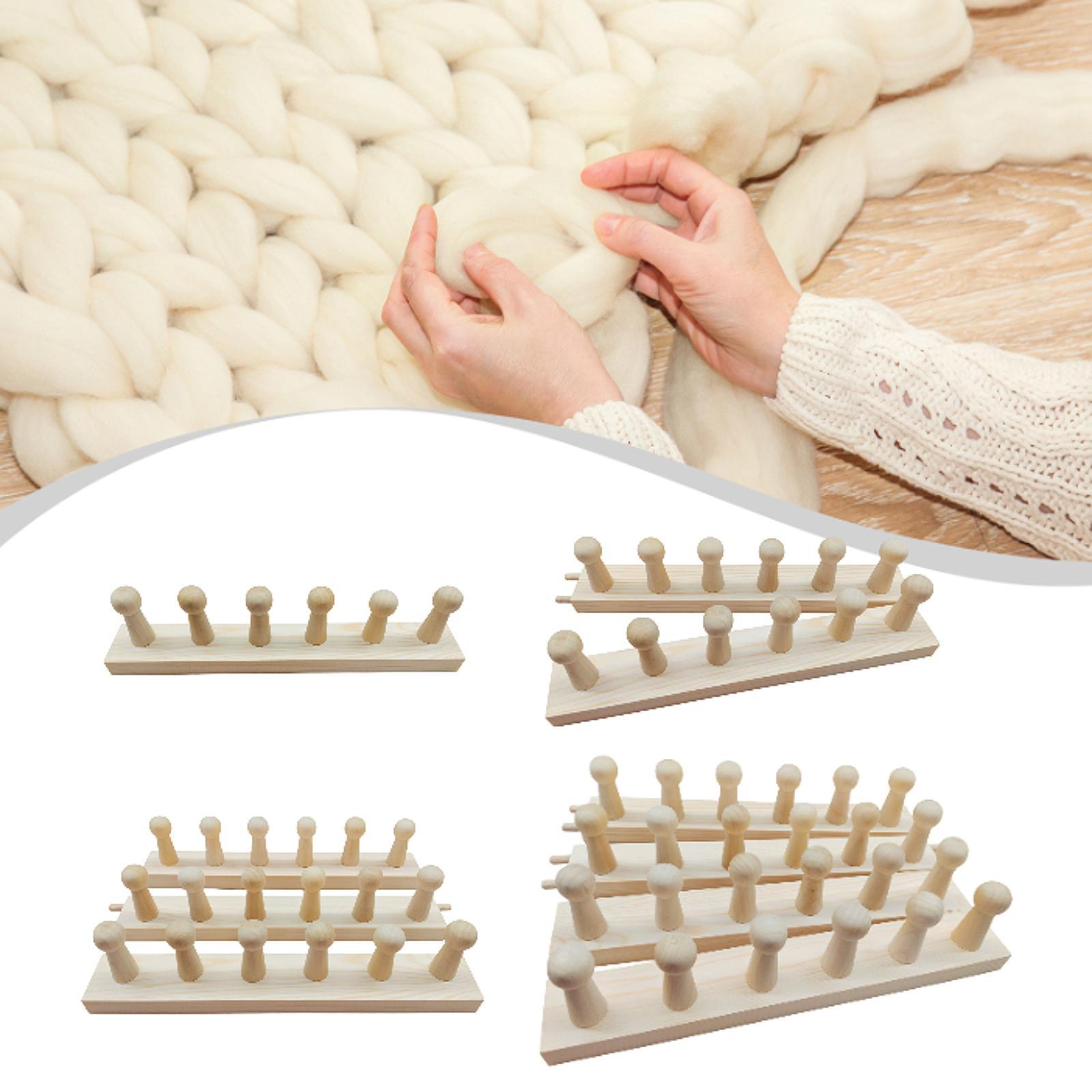 Chunky Yarn Weaving Loom Woode - Loom Weaving Frame reseña y precio