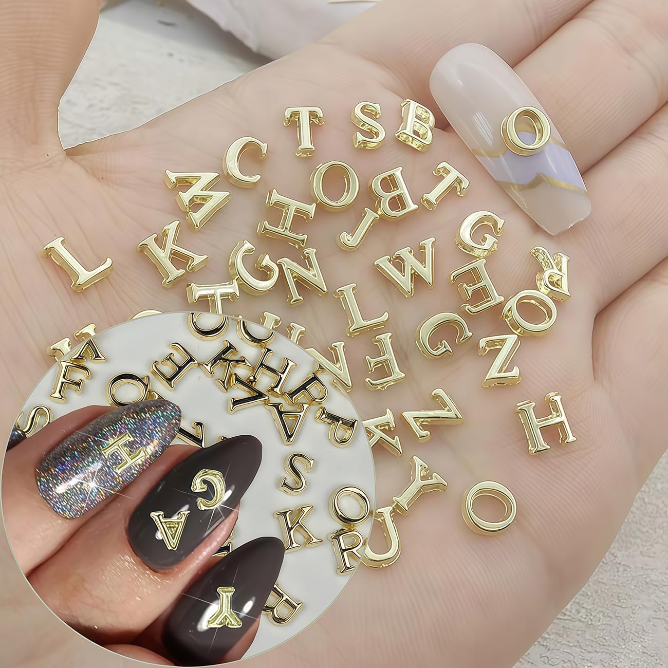 26pcs Gold A-Z Letter Shape Na - Art And Craft Letter Z reseña y precio