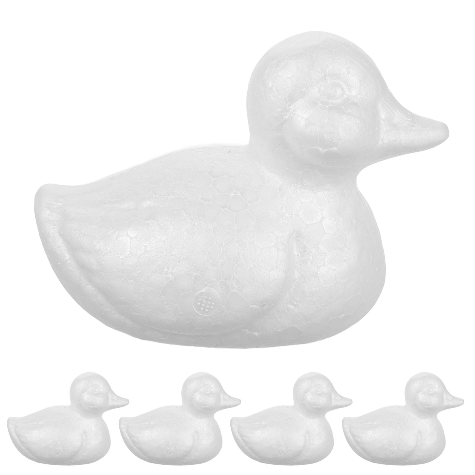 5pcs Foam Duck Shapes White Po - Art Craft Party reseña y precio