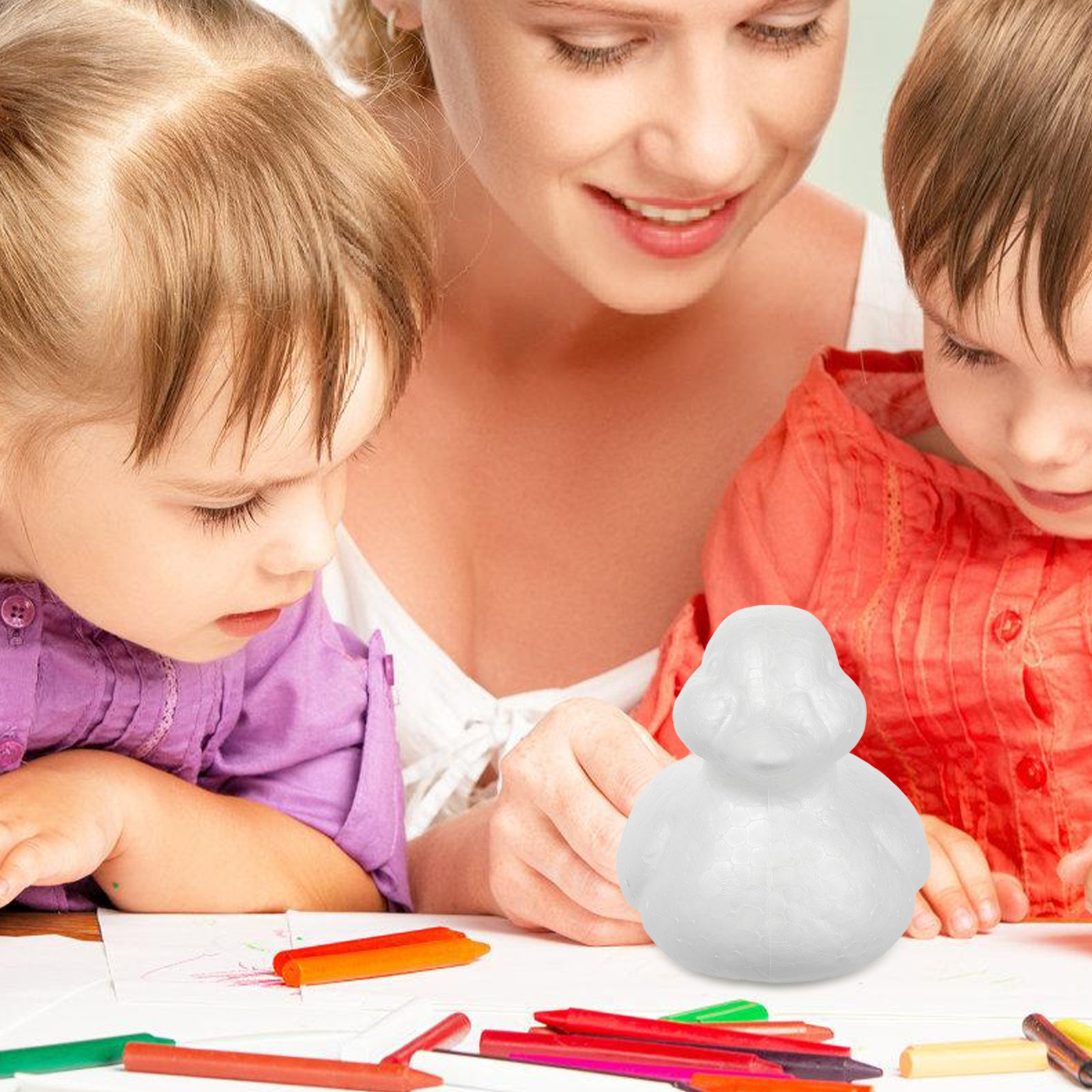 5pcs Foam Duck Shapes White Po - Art Craft Party reseña y precio