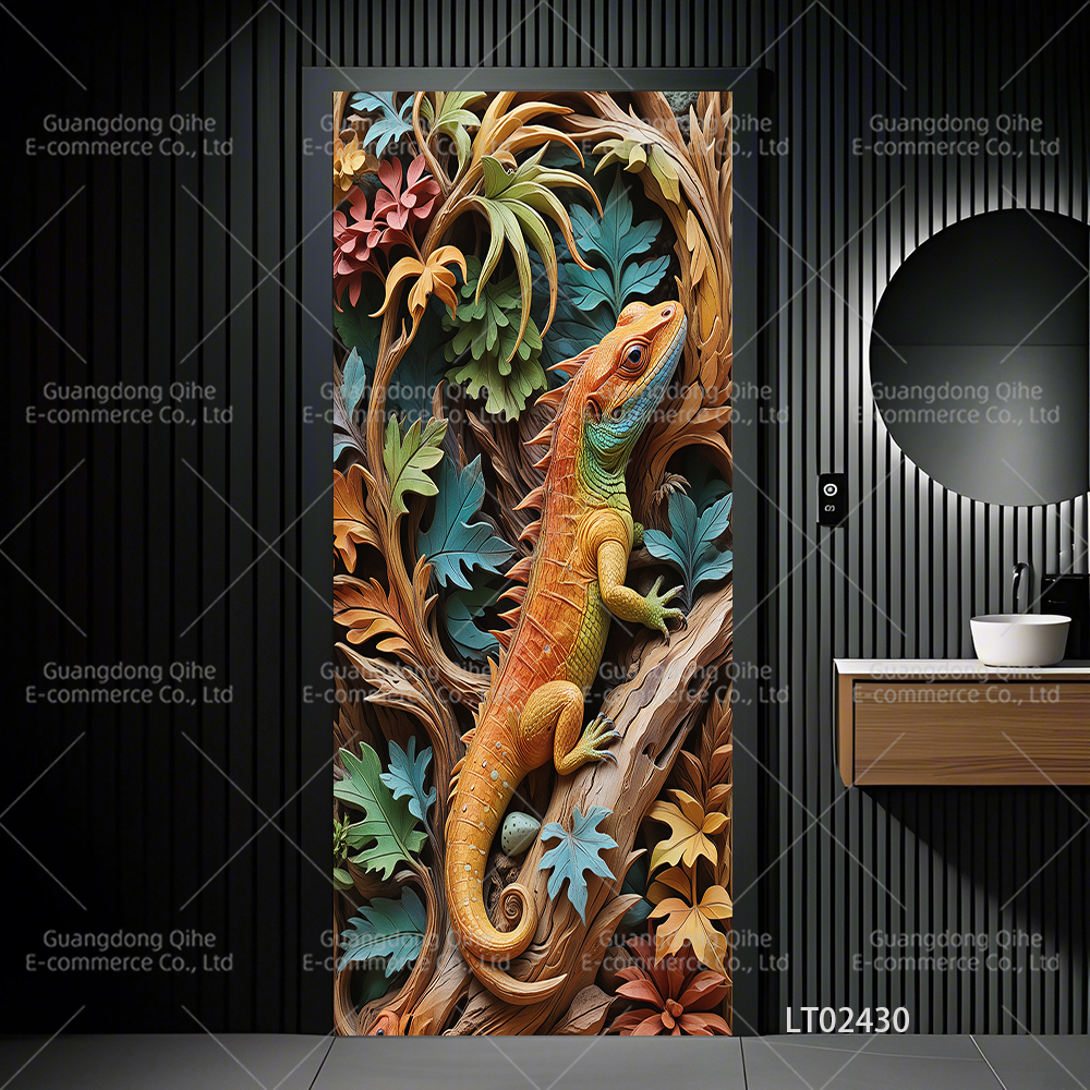 3D Animal Relief Door Stickers - Art Craft Door reseña y precio