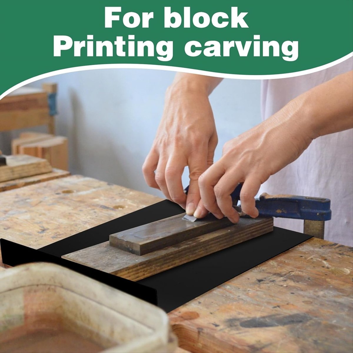 3 Pcs Bench Hook and Inking Pl - Linocut Carving Tool reseña y precio