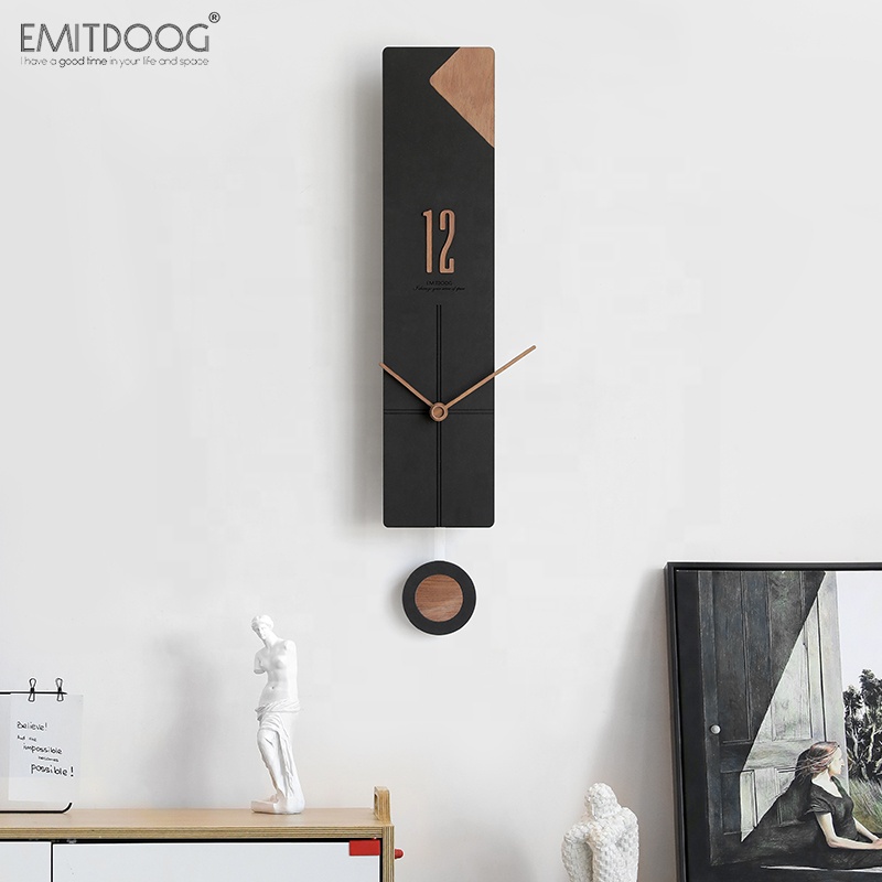 Black Pendulum  Wall Clock Bed - Art Craft India reseña y precio