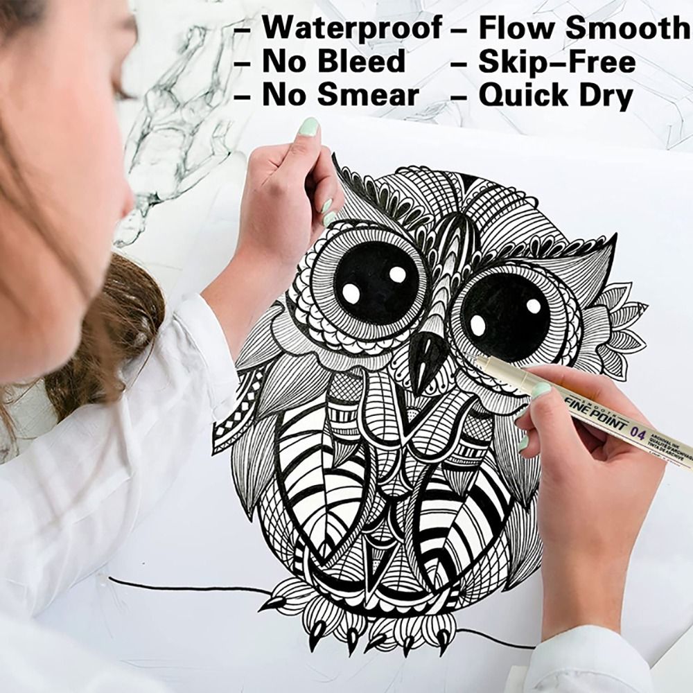 1Pcs Micron Ink Marker Pen Hoo - Illustration Marker Set reseña y precio