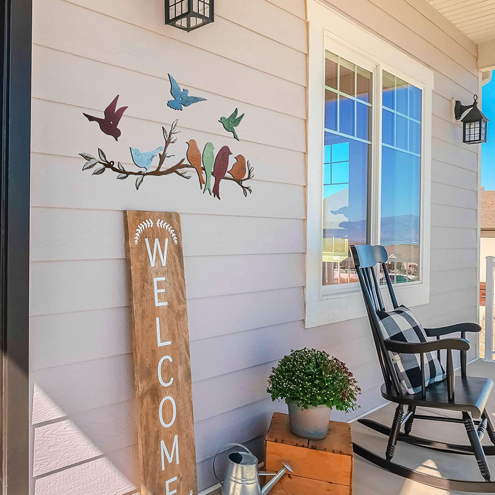 Birds Metal Wall Decor Wall Sc - Art Craft Door reseña y precio