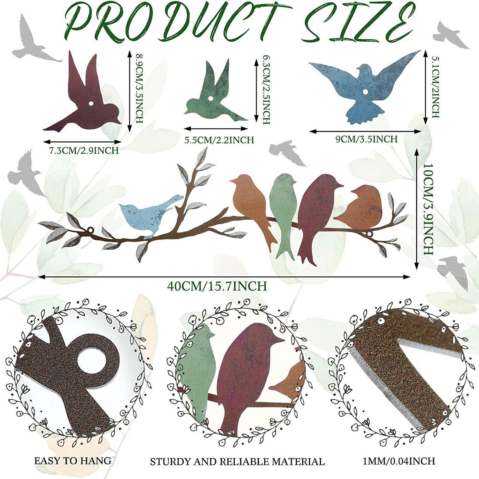 Birds Metal Wall Decor Wall Sc - Art Craft Door reseña y precio