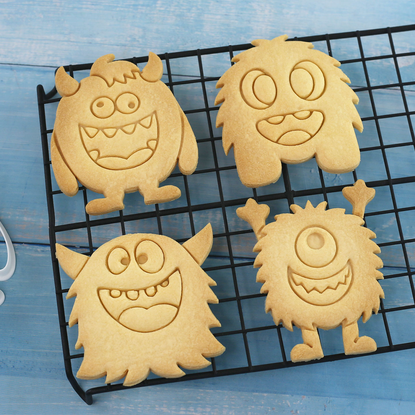 1 Pc/4 Pcs Large Monster Cooki - Art Craft Party reseña y precio