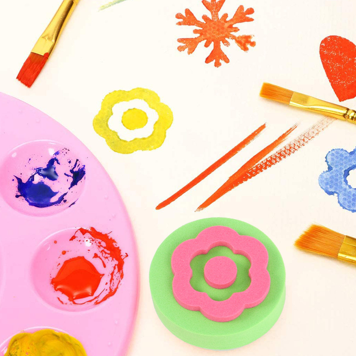 12Pcs Painting Stamps for Kids - Art Craft Activity reseña y precio