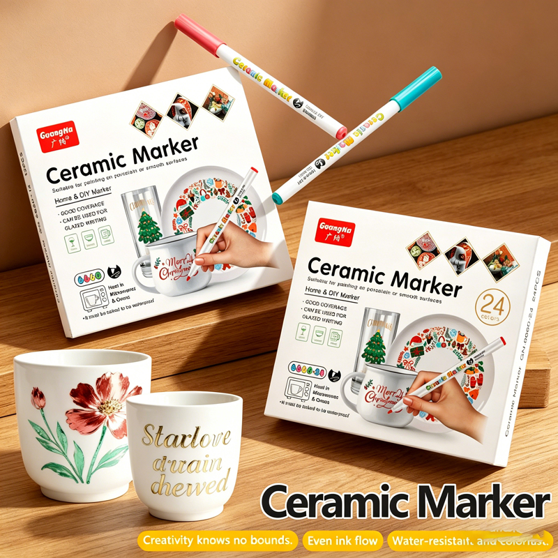 12/24 Colors Ceramic Acrylic M - Illustration Marker Set reseña y precio