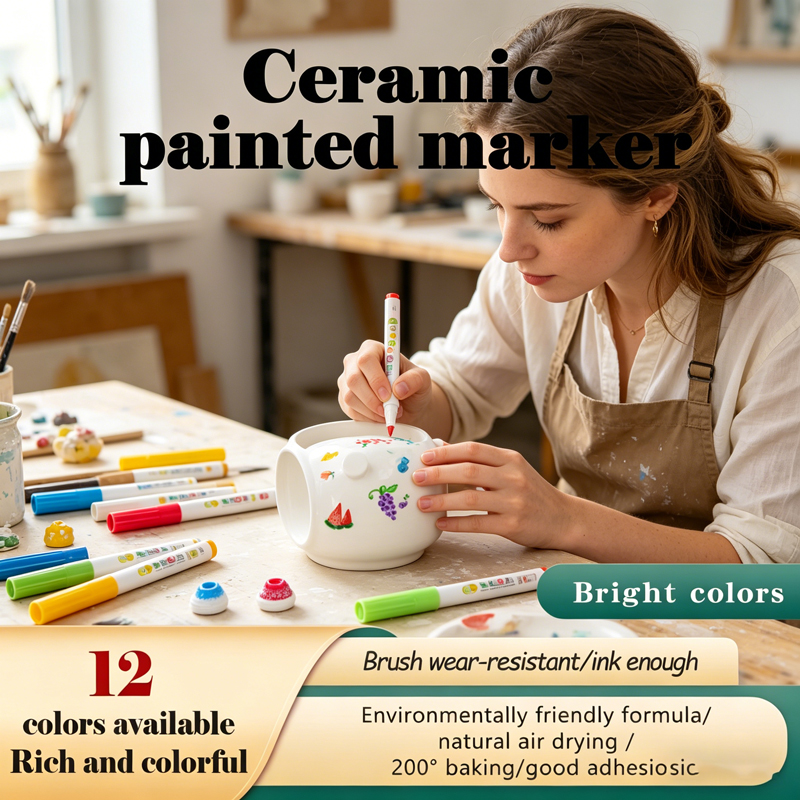 12/24 Colors Ceramic Acrylic M - Illustration Marker Set reseña y precio