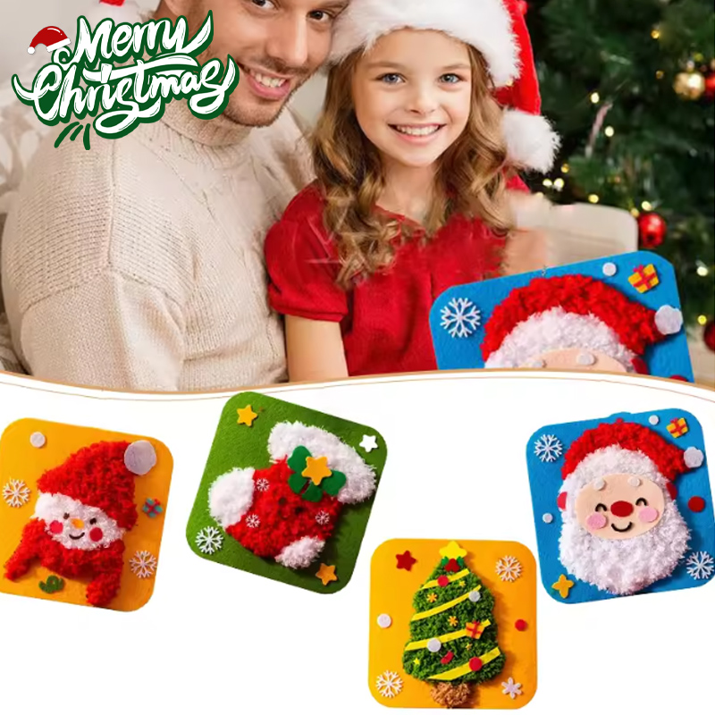 Preschool DIY Felt Art Set Edu - Art Craft Ideas For Christmas reseña y precio