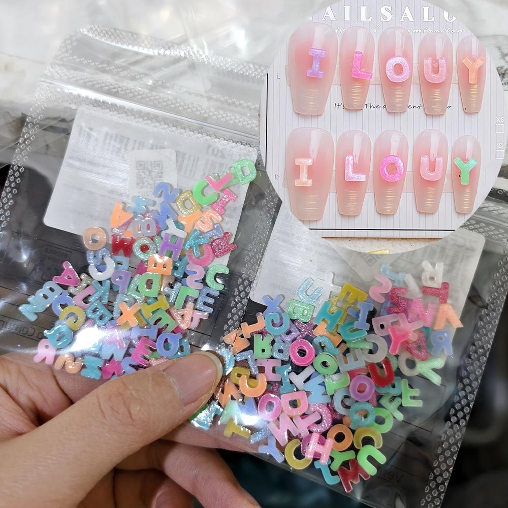 100/200Pcs 3D Candy Color Lett - Art And Craft Letter Z reseña y precio