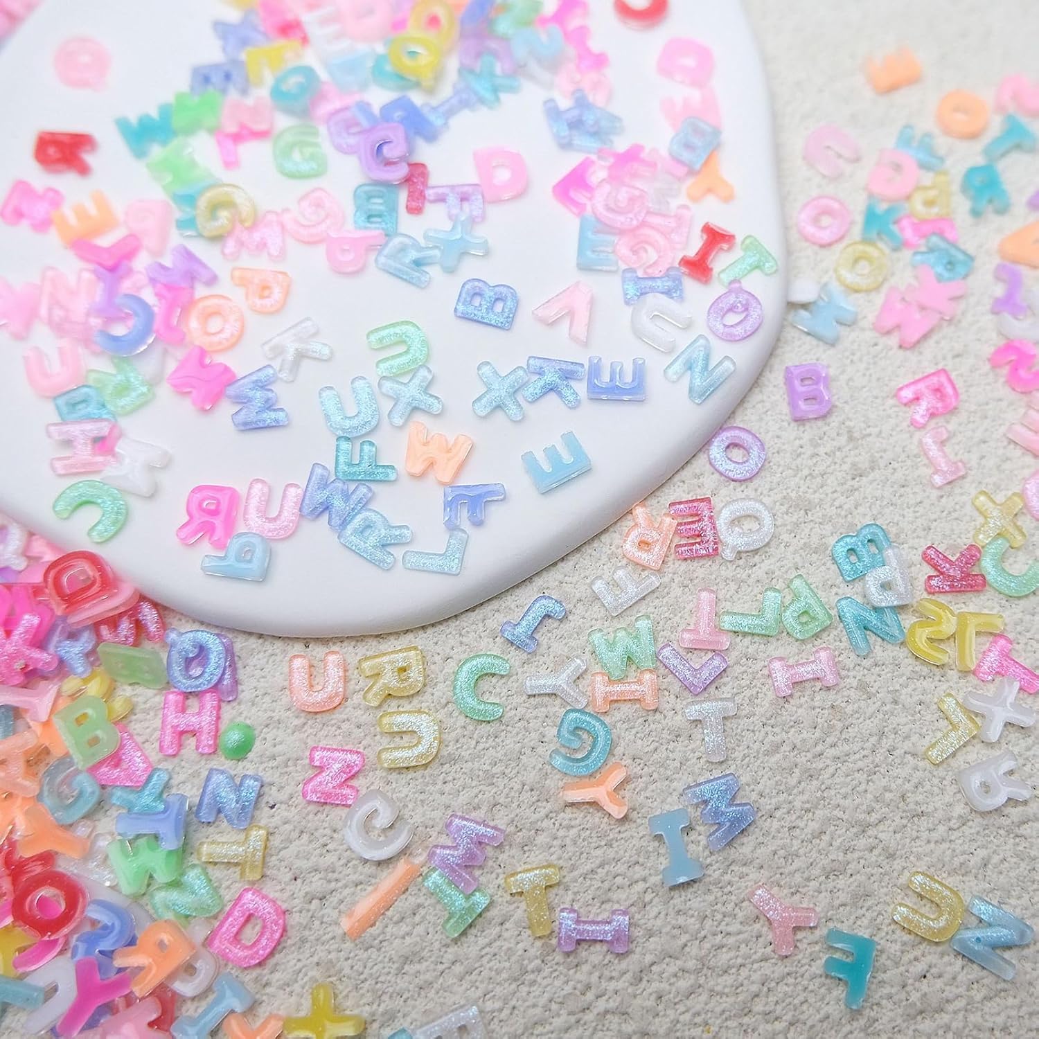 100/200Pcs 3D Candy Color Lett - Art And Craft Letter Z reseña y precio