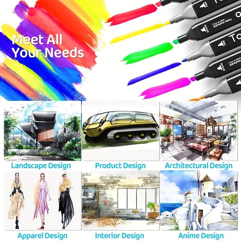 24/36/48/60/80/120/168 Colors  - Illustration Marker Set reseña y precio