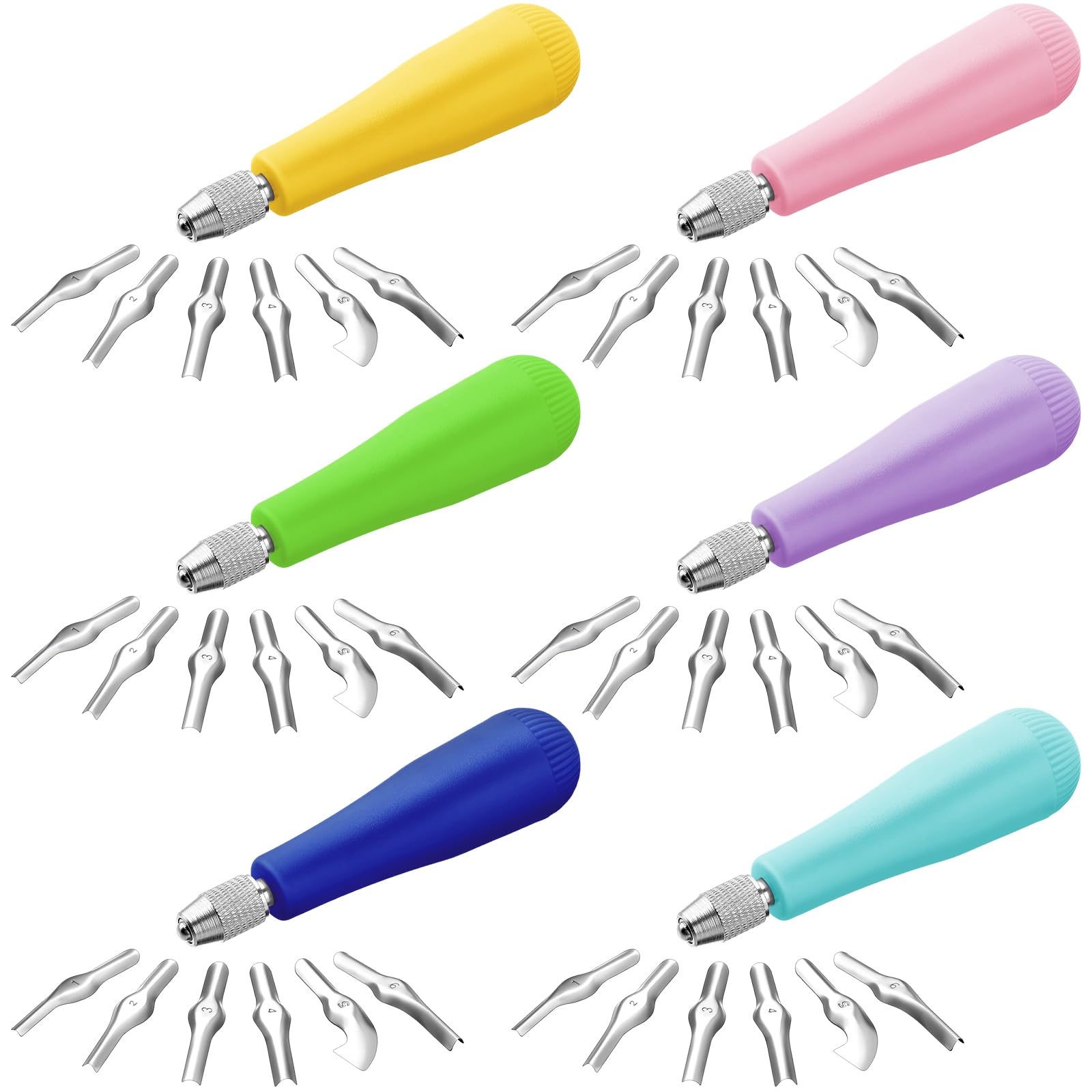 Craft Linoleum Cutter Kit Carv - Linocut Carving Tool reseña y precio