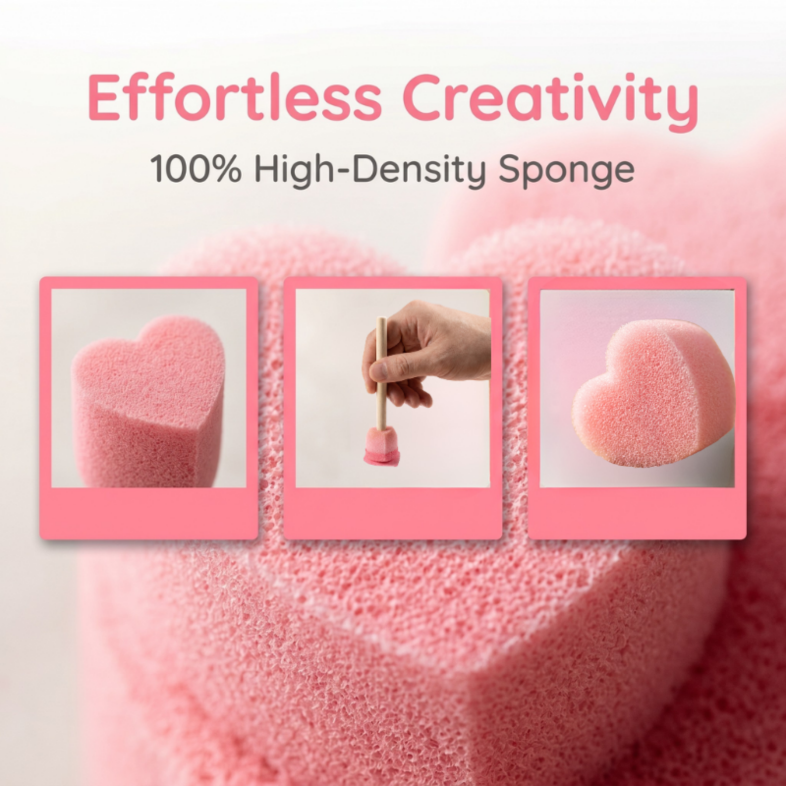 5/10pcs Heart Shape Sponge Lov - Art Craft Love reseña y precio