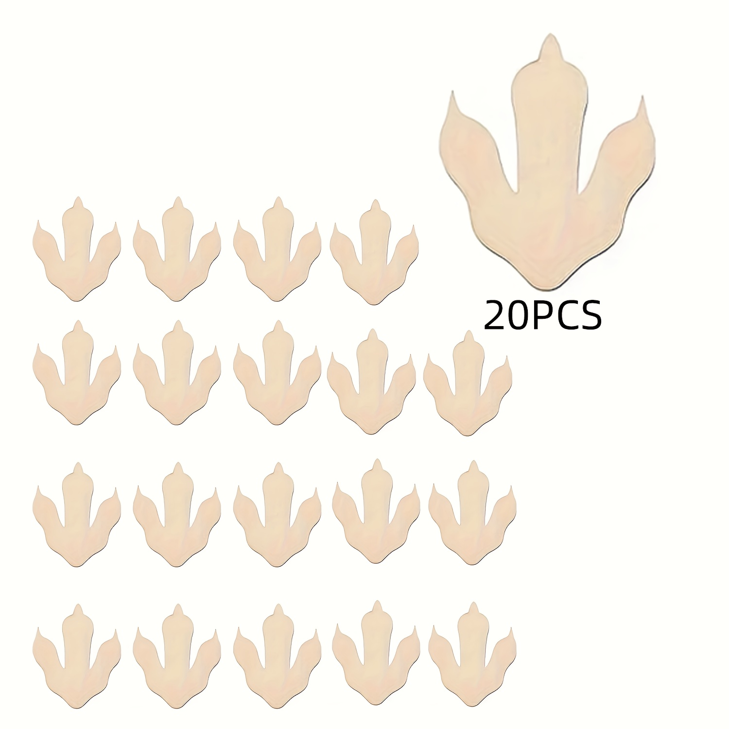 10/20 Pieces Wooden Dinosaur F - Dinosaur And Craft reseña y precio