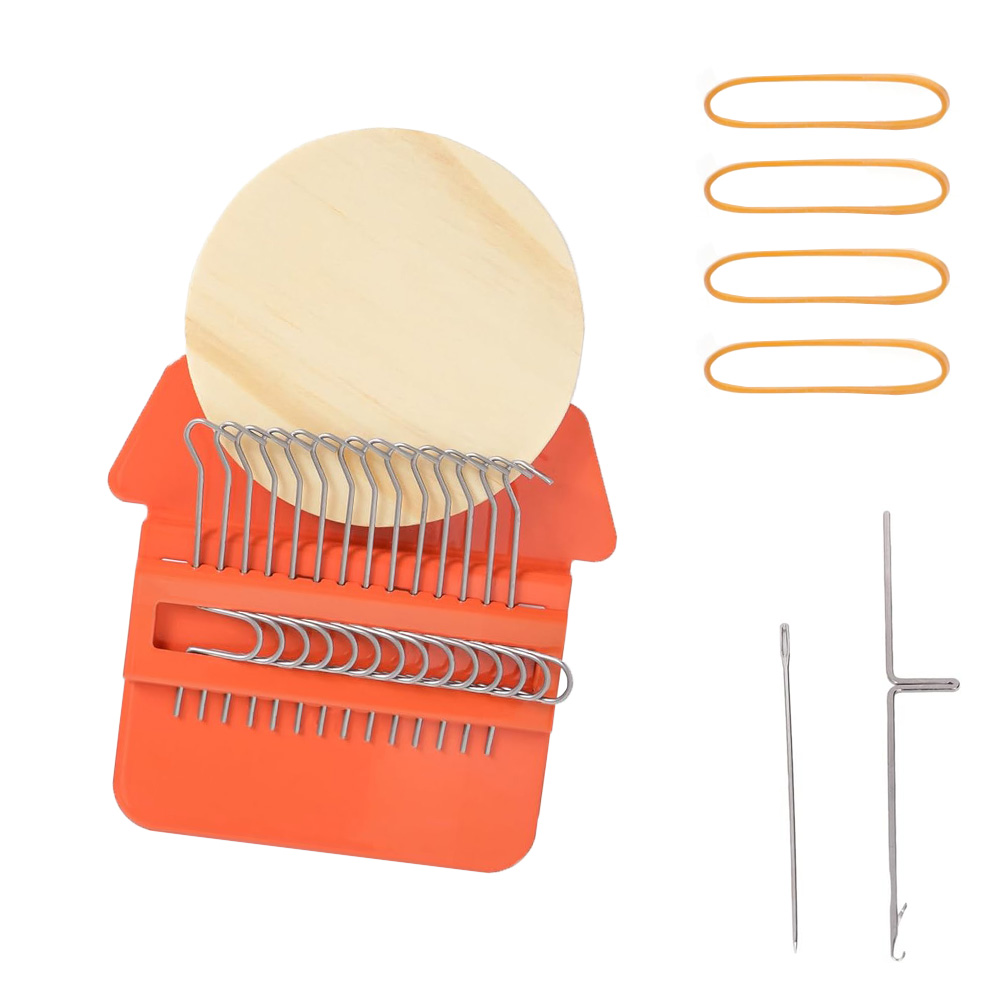Mini Wooden Loom Darning Knitt - Loom Weaving Frame reseña y precio
