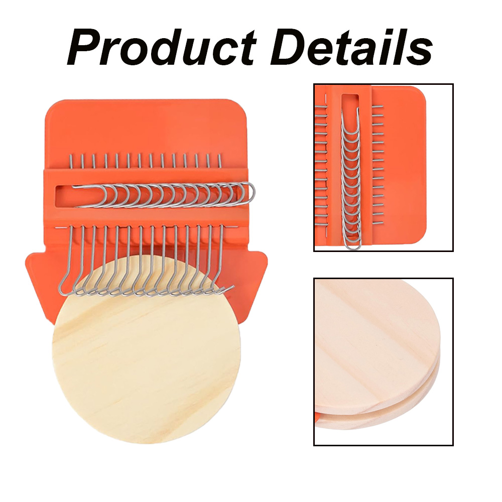 Mini Wooden Loom Darning Knitt - Loom Weaving Frame reseña y precio