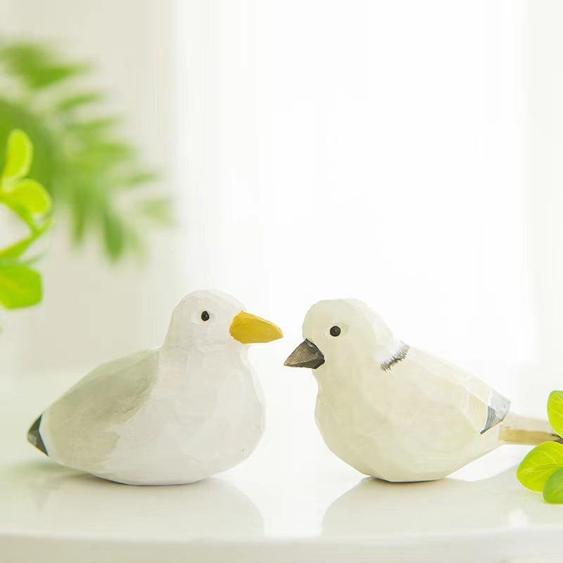 Hand Carved Wooden Bird Figuri - Art Craft Ideas For Christmas reseña y precio