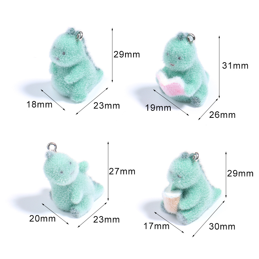 4Pcs 3D Mini Dinosaur Pendant  - Dinosaur And Craft reseña y precio