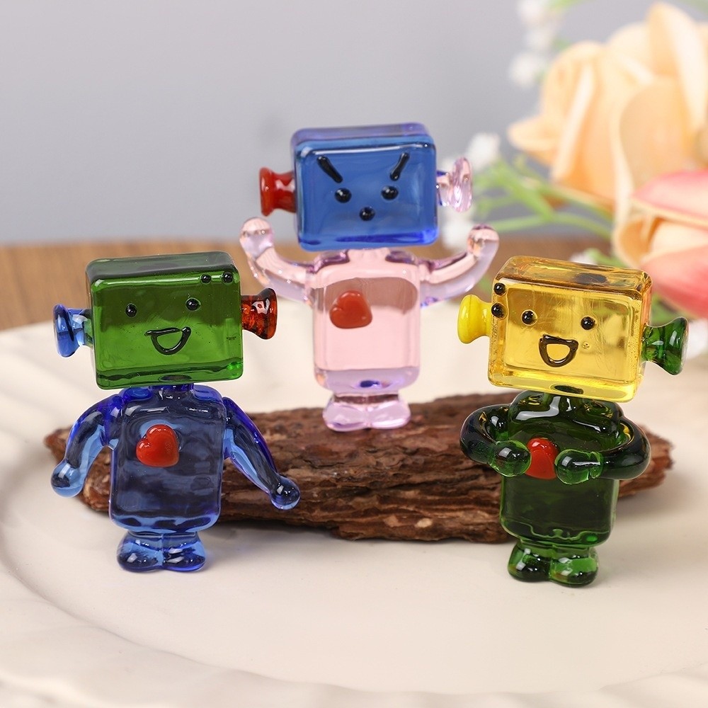 Mini Bonsai Decor Colorful Fac - Art Craft Robot reseña y precio