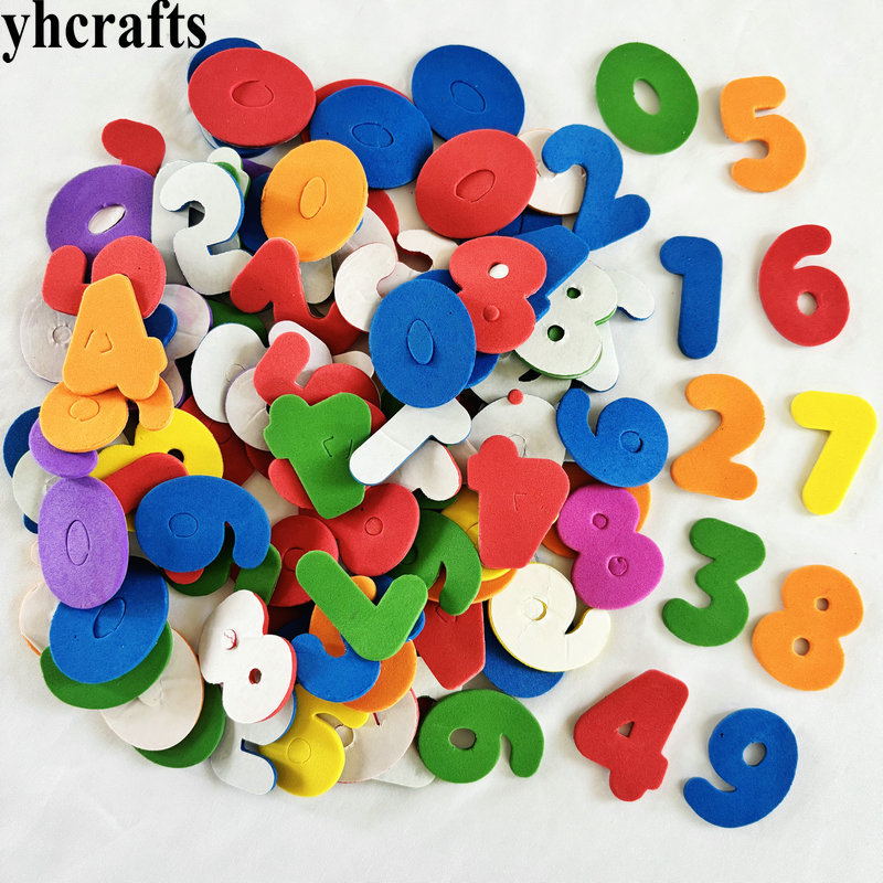 150PCS Mixed color 0-9 number  - Art And Craft Letter Z reseña y precio