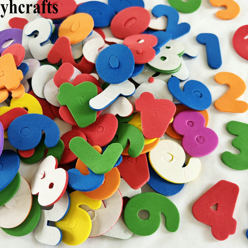 150PCS Mixed color 0-9 number  - Art And Craft Letter Z reseña y precio