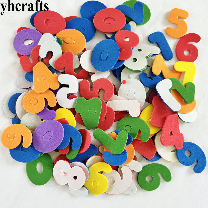 150PCS Mixed color 0-9 number  - Art And Craft Letter Z reseña y precio
