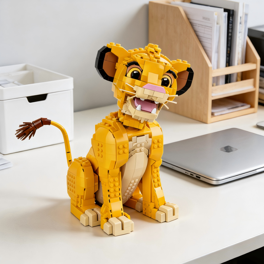New 1445Pcs 43247 The Lion Kin - Art Craft Materials reseña y precio
