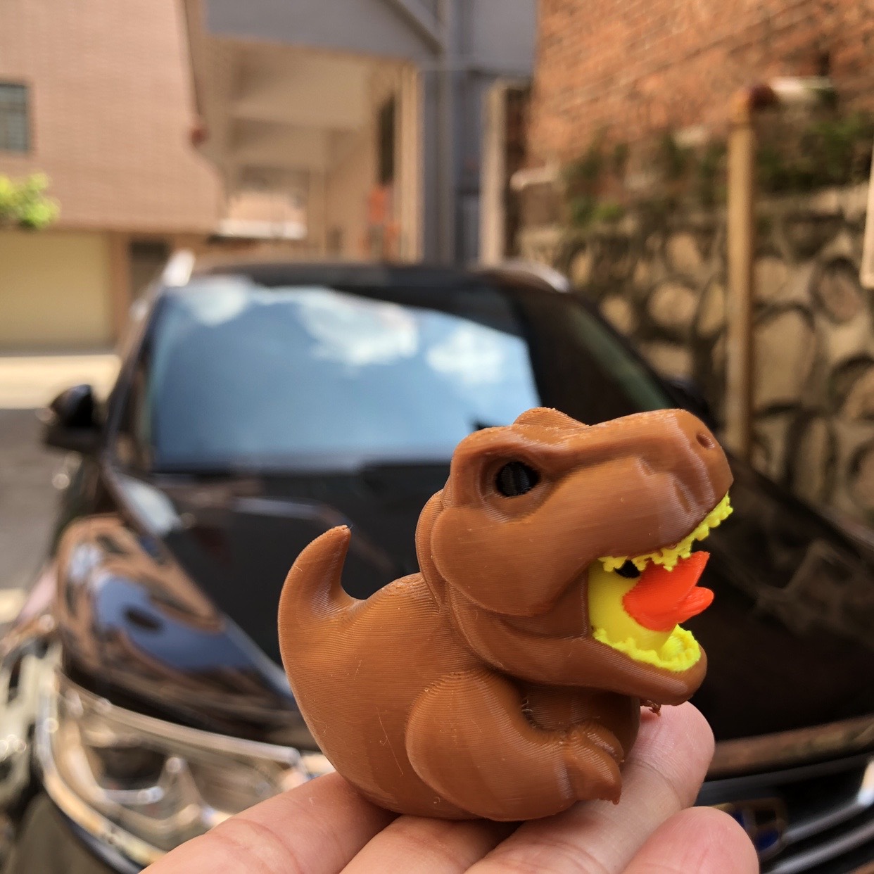 3D Printed Dinosaur Duck Statu - Art Craft Duck reseña y precio