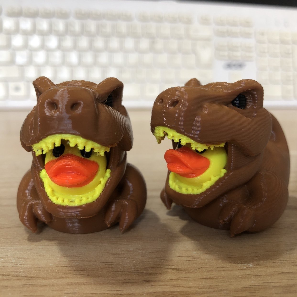 3D Printed Dinosaur Duck Statu - Art Craft Duck reseña y precio