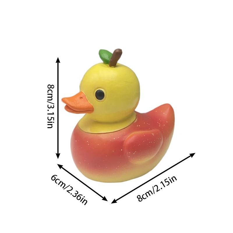 Pineapple Duck Resin Figurine, - Art Craft Duck reseña y precio
