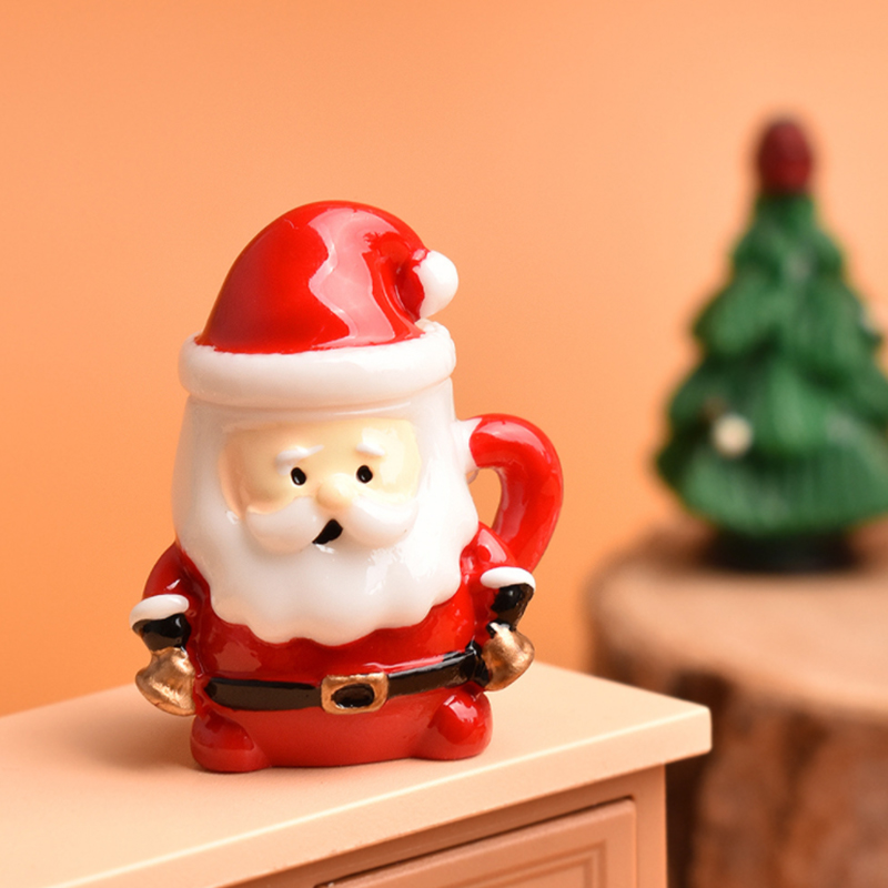 Mini Santa Teacup Ornament - R - Art Craft Materials reseña y precio