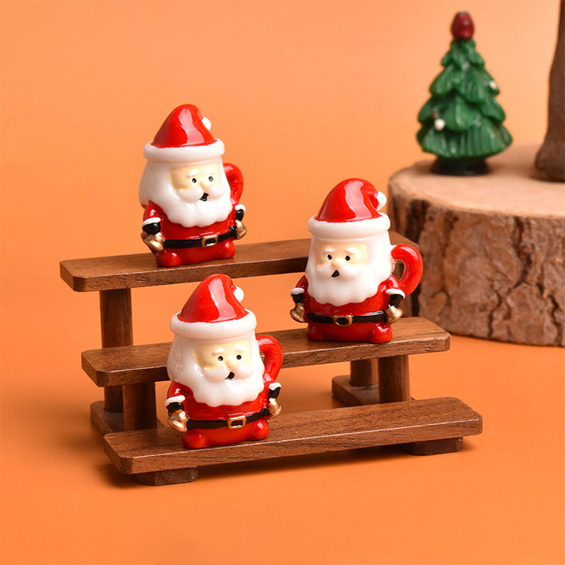 Mini Santa Teacup Ornament - R - Art Craft Materials reseña y precio