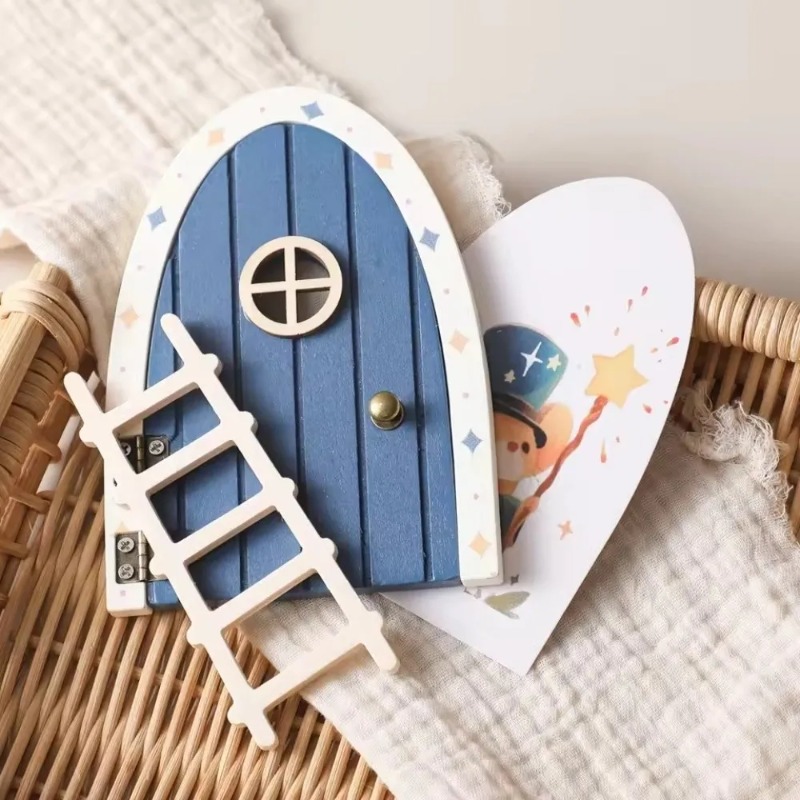 Fairy Elf Door Glow Mini Woode - Art Craft Door reseña y precio