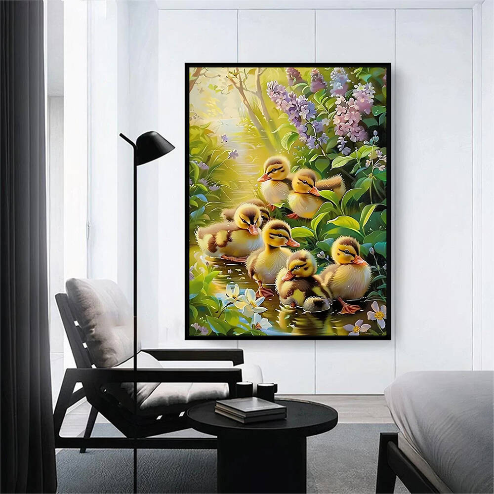 Frameless, 5D DIY Diamond Pain - Art Craft Duck reseña y precio