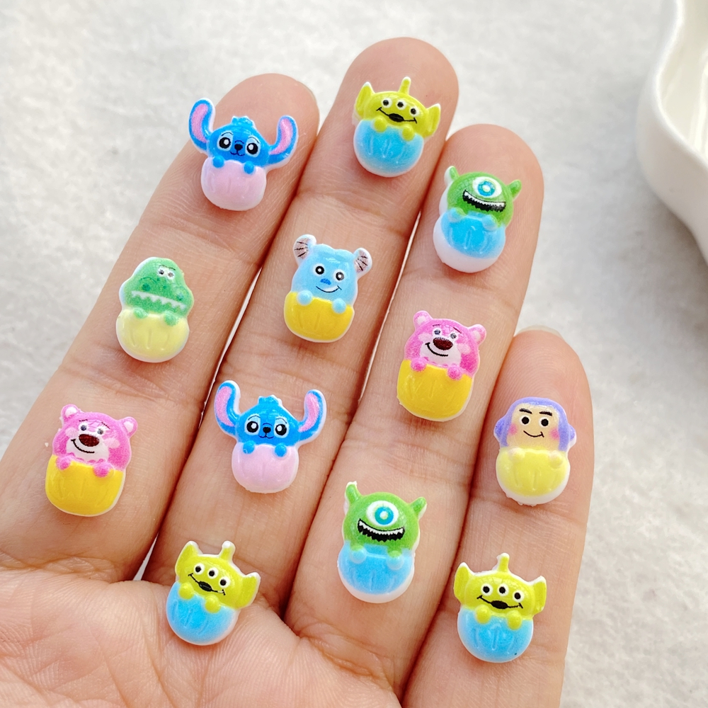 50Pcs Mixed Nail Art Resin Car - Art Craft Disney reseña y precio