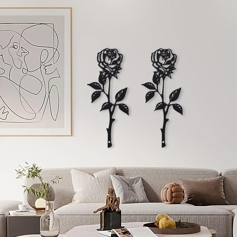 1pc Metal  Art Deco Rose Wall  - Art Craft Door reseña y precio
