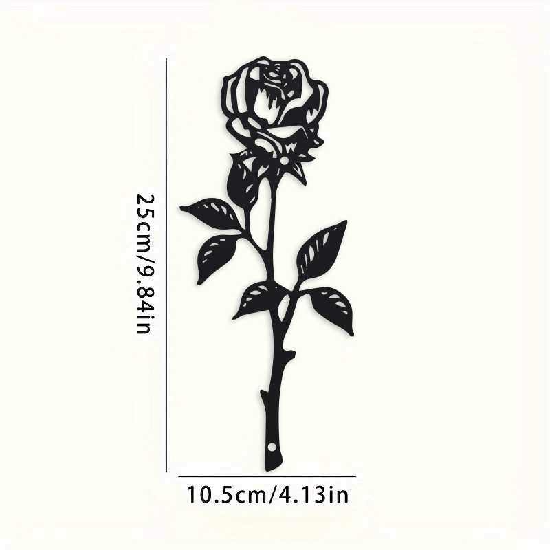 1pc Metal  Art Deco Rose Wall  - Art Craft Door reseña y precio