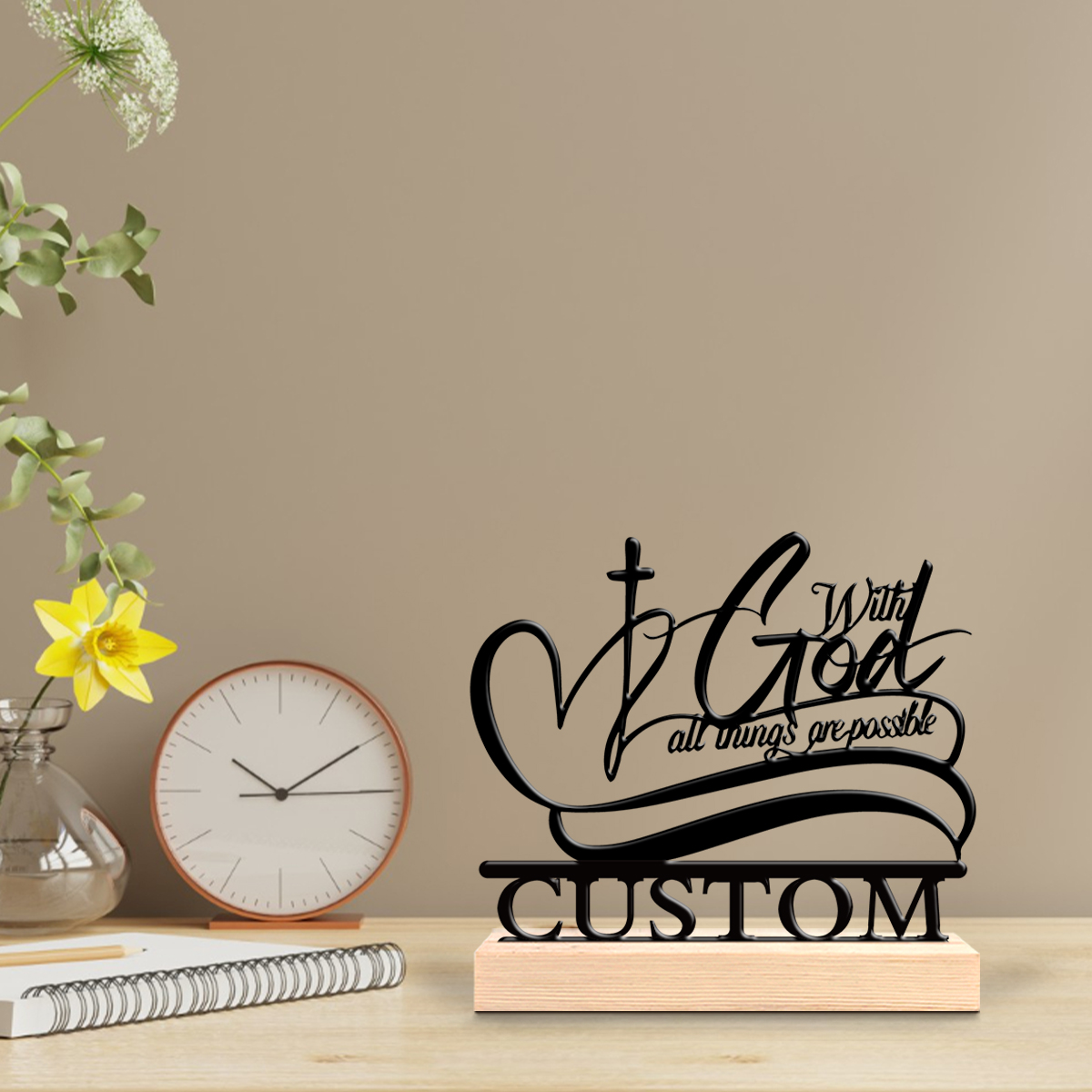 1pc Creative Christian love Cu - Art Craft Love reseña y precio