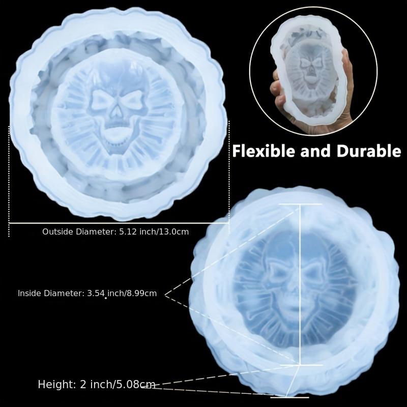 Ashtray mold, skull DIY craft  - Art Craft Party reseña y precio