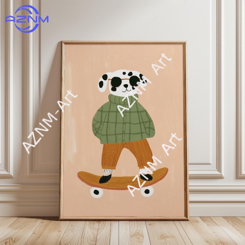 1PC Funny Animal Skateboarding - Art Craft Duck reseña y precio