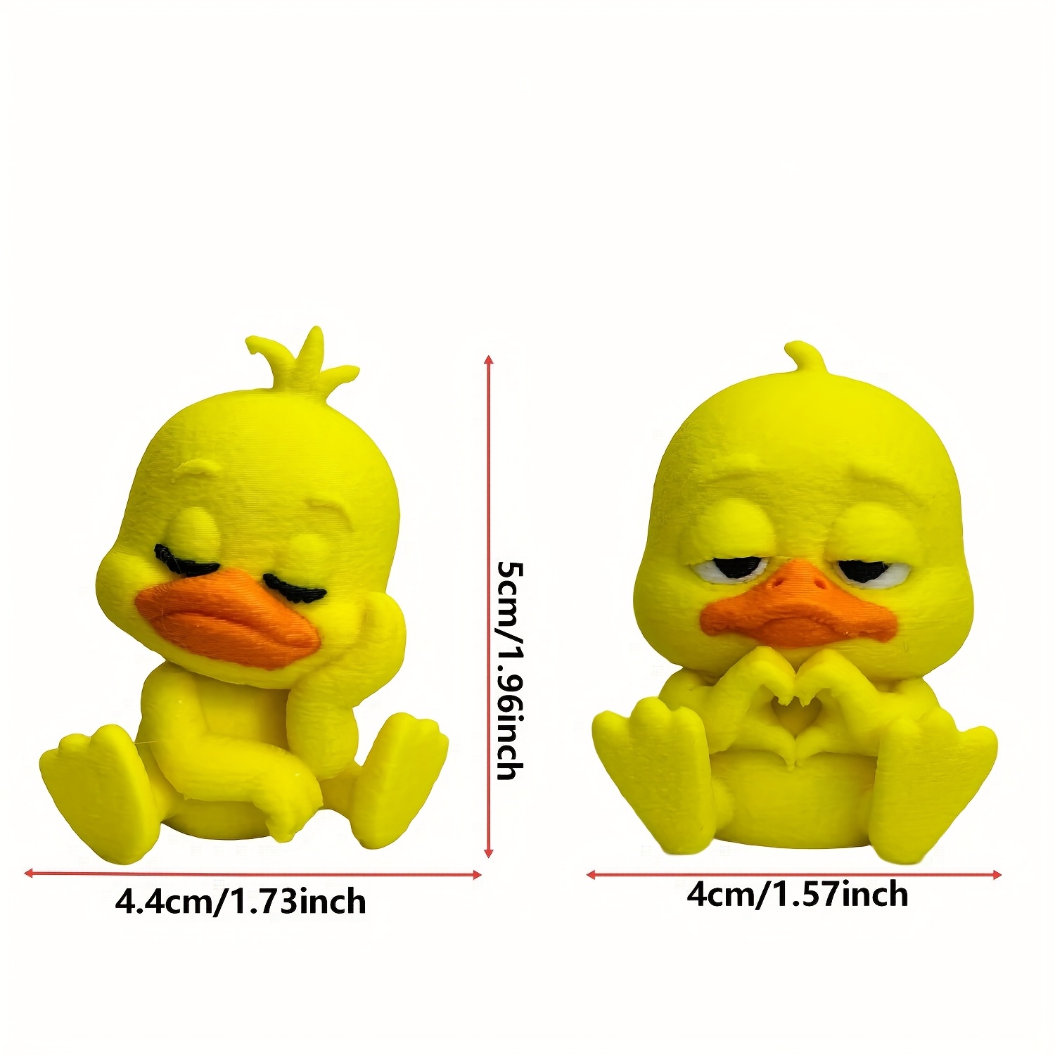 1pc Cute Heart Hands Duck Car  - Art Craft Duck reseña y precio