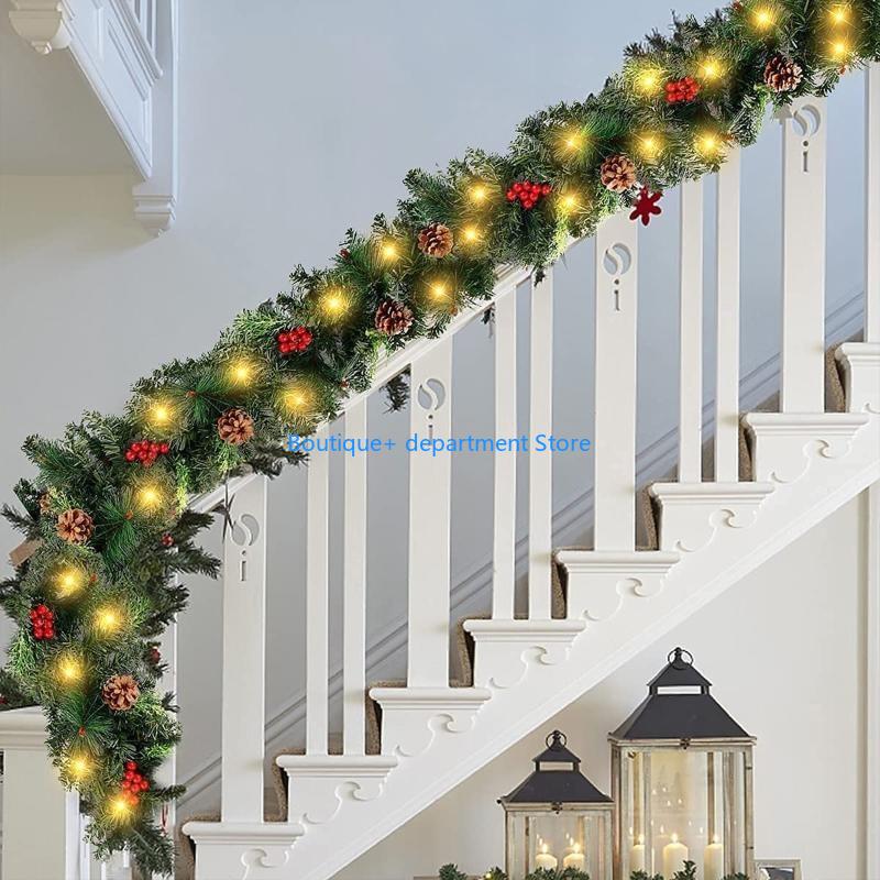 E1PD Christmas Wreath Front Do - Art Craft Door reseña y precio
