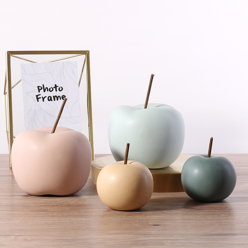 Miniature Ceramic Apple Orname - Art Craft Ideas For Christmas reseña y precio